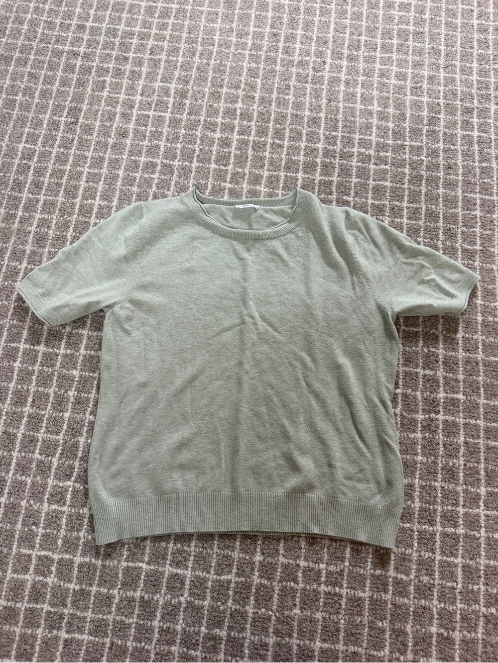 Milano Men's Short-Sleeve Knit Polo in Sage